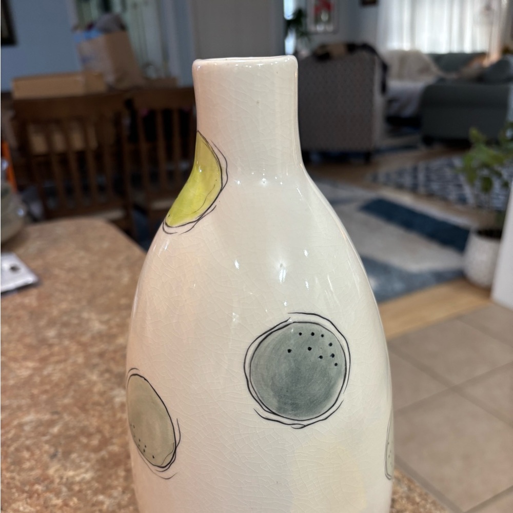 VHTF Vintage Rae Dunn SAKS Circle Vase
